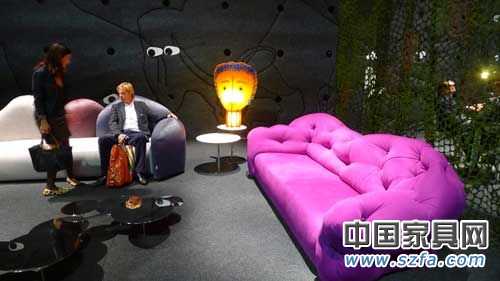 中色系加紫色、桃色設(shè)計案例