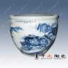 陶瓷水缸價格，手繪青花瓷大缸，商務(wù)禮品大缸