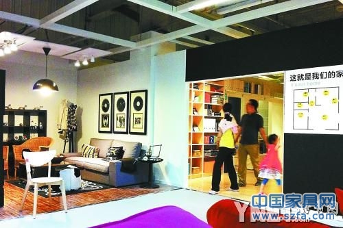 在嘉宜美體驗(yàn)店中處處都有宜家的&ldquo;影子&rdquo;攝影/本報記者 魏彤