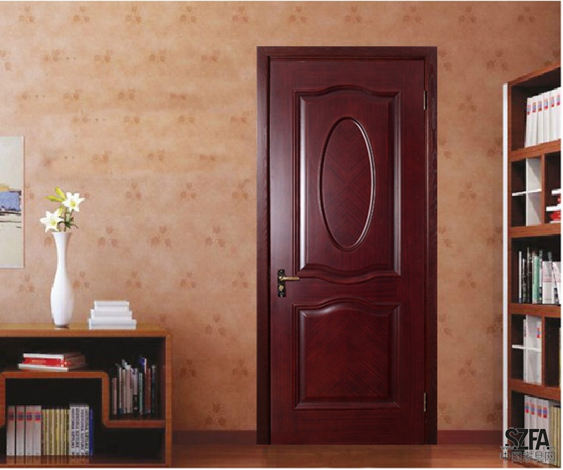 柚木封閉漆實(shí)木復(fù)合門MPC-01實(shí)拍圖 柚木封閉漆實(shí)木復(fù)合門MPC-01