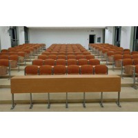 固定式連體培訓(xùn)桌椅，廣東佛山鴻美佳廠家定制培訓(xùn)室培訓(xùn)桌椅