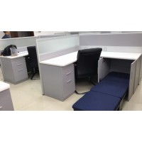 易美辦公家具定制，一體工作位與午休床，工作睡覺兩不誤