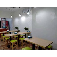 餐飲桌椅，茶餐廳桌椅，飯店快餐桌椅定做批發(fā)工廠