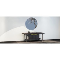 新中式實(shí)木茶臺(tái)，茶桌