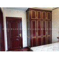 張家界整木整房實木家具,實木櫥柜,鞋柜定制顧客省心