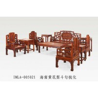 海南黃花梨斗勾梳化