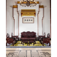 凹凸傳奇紅木紫檀精品 | 江山如意沙發(fā)，撐起家的貴氣和福氣！