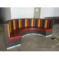 深圳龍崗卡座沙發(fā)定制廠家，橫崗餐廳卡座批發(fā)